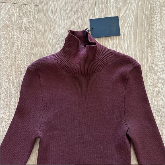 Women's NBD Cara Cropped Knit Mock Neck Long Sleeve (Revolve) - Size S - Picture 5 of 5